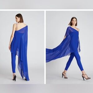 Halston Heritage Blue Jumpsuit